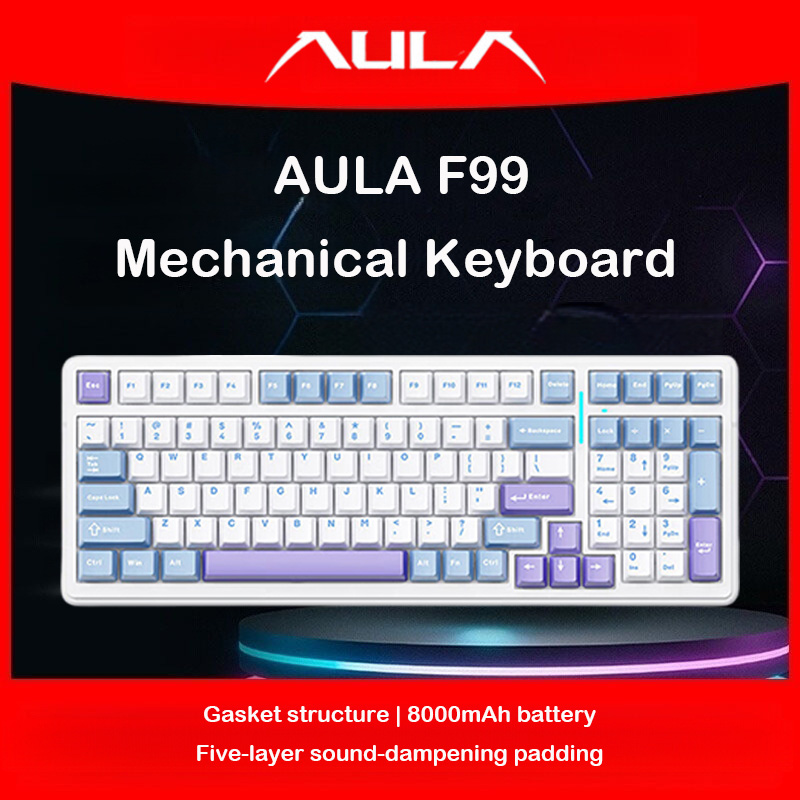 Klawiatura mechaniczna AULA F9 – Gaming Keyboard Nearby recenzja i cena