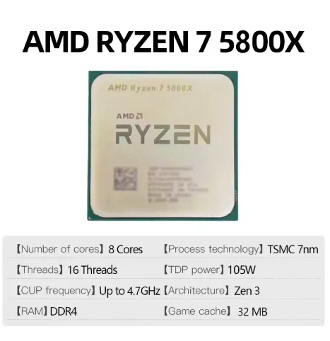 AMD R7 5800X Ryzen 7 5800X 8-r – Amd Cpu Ryzen 7 recenzja i cena