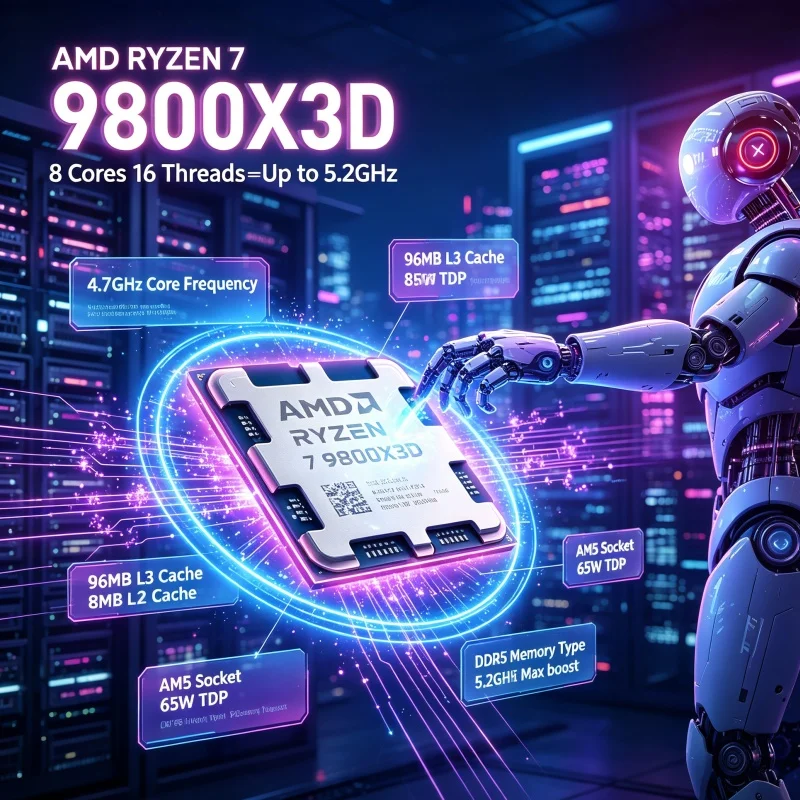 AMD Ryzen 7 9800X3D Procesor d – Amd Cpu Ryzen 7 recenzja i cena